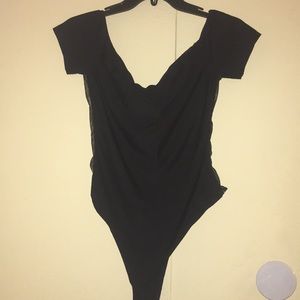 Off the shoulder body suit